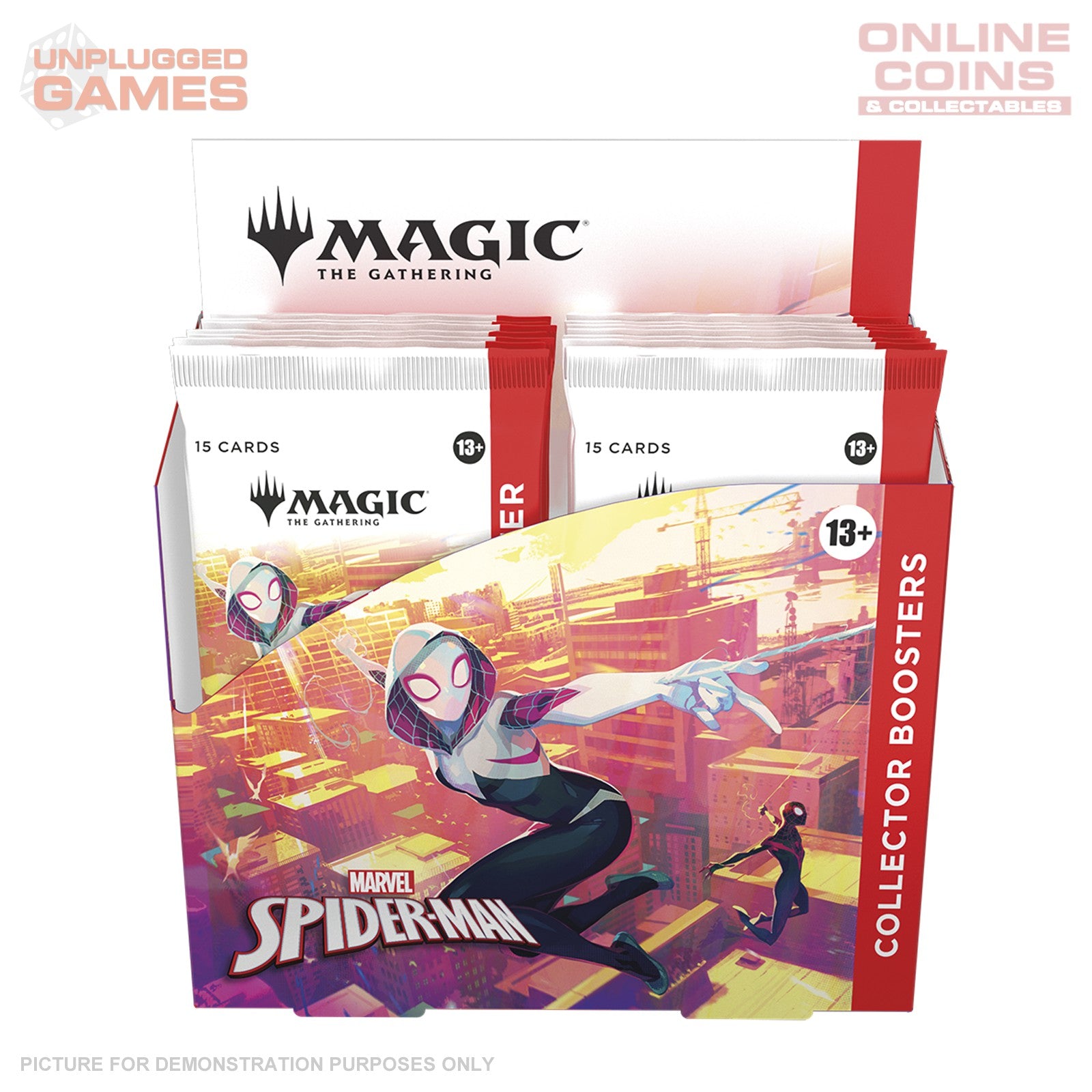 Magic: The Gathering Universes Beyond - Spider-Man SEALED Collector Booster Box (12 Packs)